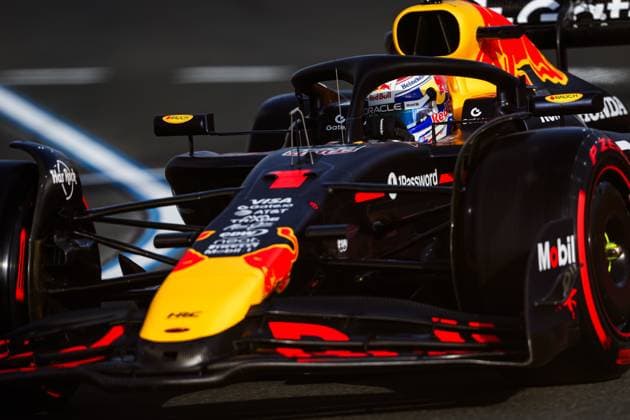 F1 - SAUDI ARABIAN GRAND PRIX 2025 01 VERSTAPPEN Max (nld), Red Bull Racing RB21, action during the Formula 1 STC Saudi Arabian Grand Prix 2025, 5th round of the 2025 FIA Formula One World Championship, WM, Weltmeisterschaft from April 18 to 20, 2025 on the Jeddah Corniche Circuit, in Jeddah, Saudi Arabia - JeddahSaudi Arabia  Copyright: xANTONINxVINCENTx