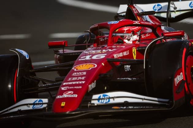 F1 - SAUDI ARABIAN GRAND PRIX 2025 16 LECLERC Charles (mco), Scuderia Ferrari SF-25, action during the Formula 1 STC Saudi Arabian Grand Prix 2025, 5th round of the 2025 FIA Formula One World Championship, WM, Weltmeisterschaft from April 18 to 20, 2025 on the Jeddah Corniche Circuit, in Jeddah, Saudi Arabia - JeddahSaudi Arabia  Copyright: xANTONINxVINCENTx