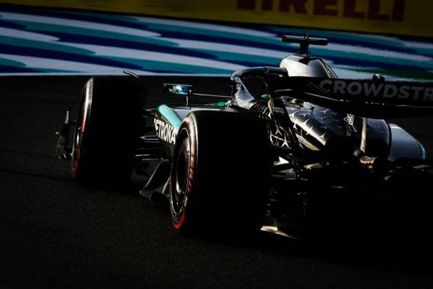 F1 - SAUDI ARABIAN GRAND PRIX 2025 63 RUSSELL George (gbr), Mercedes AMG F1 Team W16, action during the Formula 1 STC Saudi Arabian Grand Prix 2025, 5th round of the 2025 FIA Formula One World Championship, WM, Weltmeisterschaft from April 18 to 20, 2025 on the Jeddah Corniche Circuit, in Jeddah, Saudi Arabia - JeddahSaudi Arabia  Copyright: xFLORENTxGOODENx