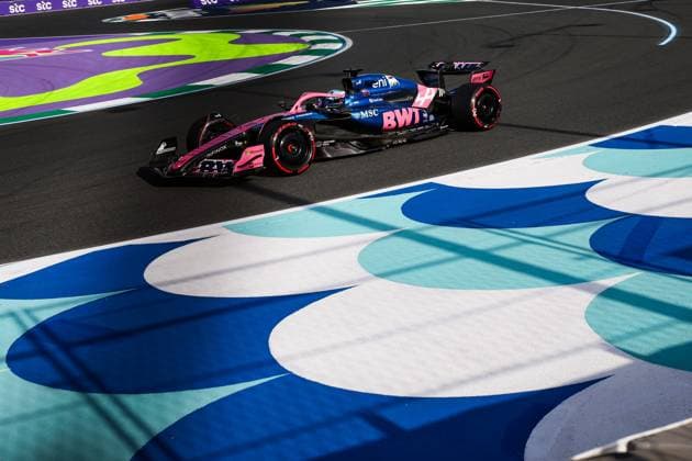 F1 - SAUDI ARABIAN GRAND PRIX 2025 10 GASLY Pierre (fra), Alpine F1 Team A525, action during the Formula 1 STC Saudi Arabian Grand Prix 2025, 5th round of the 2025 FIA Formula One World Championship, WM, Weltmeisterschaft from April 18 to 20, 2025 on the Jeddah Corniche Circuit, in Jeddah, Saudi Arabia - JeddahSaudi Arabia  Copyright: xFLORENTxGOODENx