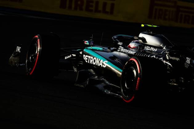 F1 - SAUDI ARABIAN GRAND PRIX 2025 12 KIMI ANTONELLI Andrea (ita), Mercedes AMG F1 Team W16, action during the Formula 1 STC Saudi Arabian Grand Prix 2025, 5th round of the 2025 FIA Formula One World Championship, WM, Weltmeisterschaft from April 18 to 20, 2025 on the Jeddah Corniche Circuit, in Jeddah, Saudi Arabia - JeddahSaudi Arabia  Copyright: xFLORENTxGOODENx