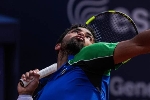 April 19, 2025, Barcelona, Barcelona, Spain: Arthur Fils of France during the semifinals between Carlos Alcaraz of Spain on Barcelona Open Banc Sabadell Trofeo Conde de Godo on April 19, 2025 in Barcelona, Spain. Barcelona Spain - ZUMAs316 20250419_znp_s316_061 Copyright: xMartixSeguraxRamonedax