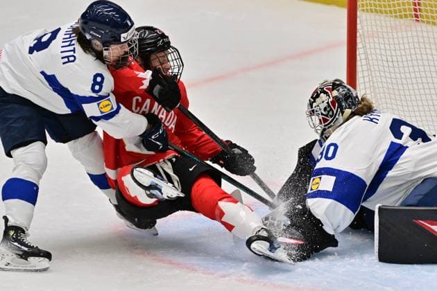Ice Hockey, Women, World Championship, Canada - Finland