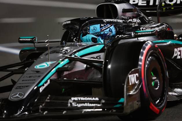 F1 - SAUDI ARABIAN GRAND PRIX 2025 63 RUSSELL George (gbr), Mercedes AMG F1 Team W16, action during the Formula 1 STC Saudi Arabian Grand Prix 2025, 5th round of the 2025 FIA Formula One World Championship, WM, Weltmeisterschaft from April 18 to 20, 2025 on the Jeddah Corniche Circuit, in Jeddah, Saudi Arabia - JeddahSaudi Arabia  Copyright: xANTONINxVINCENTx