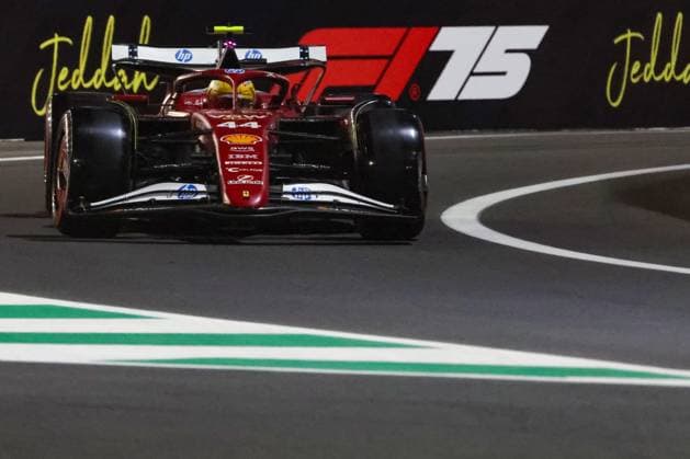 FORMULE 1 : Grand Prix Arabie Saoudite - 19 04 2025 44 Lewis Hamilton (GBR) Scuderia Ferrari HP (ITA) SF25 Ferrari during the 2025 Formula One STC Saudi Arabian Grand Prix, 5th round of the 2025 Formula 1 World Championship, WM, Weltmeisterschaft taking place from April 18 to 20, 2025 on the Jeddah Corniche Circuit, in Jeddah (SAU) JEDDAHSaudi Arabia  Copyright: xMPSxAGENCYx