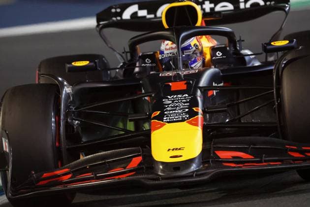 FORMULE 1 : Grand Prix Arabie Saoudite - 19 04 2025 1 Max Verstappen (NLD) Oracle Red Bull Racing (AUT) Red Bull RB21 Honda RBPT during the 2025 Formula One STC Saudi Arabian Grand Prix, 5th round of the 2025 Formula 1 World Championship, WM, Weltmeisterschaft taking place from April 18 to 20, 2025 on the Jeddah Corniche Circuit, in Jeddah (SAU) JEDDAHSaudi Arabia  Copyright: xMPSxAGENCYx