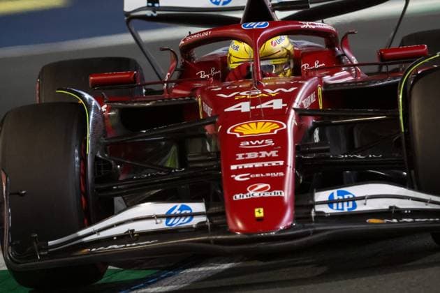 FORMULE 1 : Grand Prix Arabie Saoudite - 19 04 2025 44 Lewis Hamilton (GBR) Scuderia Ferrari HP (ITA) SF25 Ferrari during the 2025 Formula One STC Saudi Arabian Grand Prix, 5th round of the 2025 Formula 1 World Championship, WM, Weltmeisterschaft taking place from April 18 to 20, 2025 on the Jeddah Corniche Circuit, in Jeddah (SAU) JEDDAHSaudi Arabia  Copyright: xMPSxAGENCYx