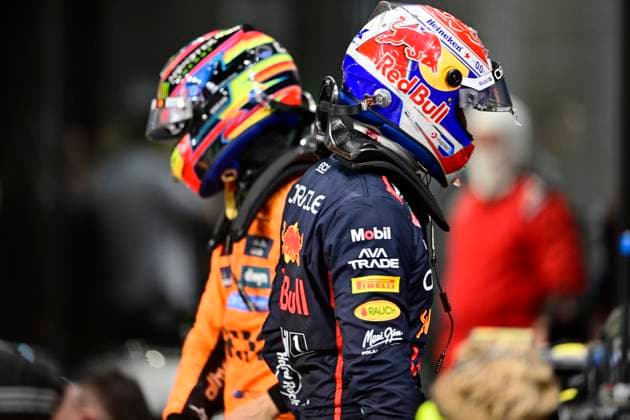 F1 Grand Prix of Saudi Arabia - Qualifying Max Verstappen of Red Bull Racing Honda celebrates during the qualifying of the Saudi Arabia GP, the 5th round of the Formula 1 World Championship, WM, Weltmeisterschaft at the Jeddah Corniche Circuit in Jeddah, Saudi Arabia, on April 19, 2025. Jeddah Saudia Arabia  Copyright: xAndreaxDiodatox originalFilename:diodato-f1saudia250419_npYGx.jpg