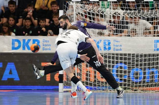 BAU 19 04 2025 Göppingen Handball FRISCH AUF Göppingen vs THW Kiel, Tibor Ivanisevic Göppingen