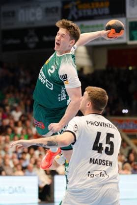 BAU 19 04 2025 Göppingen Handball FRISCH AUF Göppingen vs THW Kiel, Oskar Neudeck Göppingen