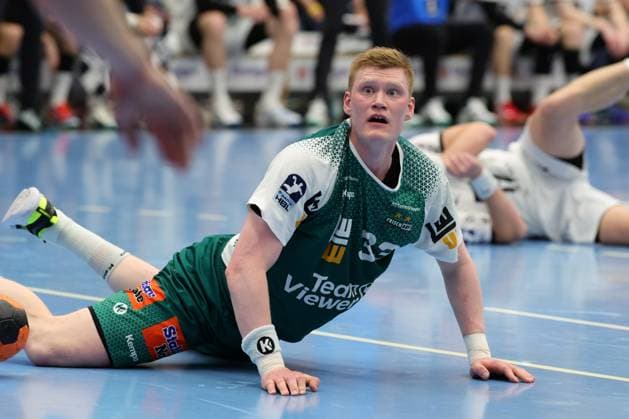 BAU 19 04 2025 Göppingen Handball FRISCH AUF Göppingen vs THW Kiel, Ymir Gislason Göppingen