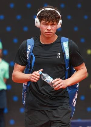 Ben Shelton enters the court, Mens Singles, Gentlemen s Singles, Final, Final Tennis BMW Open 2025 ATP 500 MTTC Iphitos Munich Germany April 20, 2025 Copyright: xJuergenxHasenkopfx