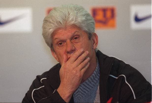 ARCHIVE PHOTO Werner Lorant has died at the age of 76 SN04040001SP jpg Football, Werner LORANT,Coach 1860 Muenchen,Portrait,QF,pensive
