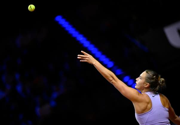 Aryna Sabalenka BLR Action Serve Tennis Womens Porsche Cup Porsche Tennis Grand Prix GP Stuttgart 2025 Porsche Arena 20 04 2024 DFL REGULATIONS PROHIBIT ANY USE OF PHOTOGRAPHS AS IMAGE SEQUENCES AND OR QUASI VIDEO Tennis Womens Porsche Cup Porsche Tennis Grand Prix GP Stuttgart 2025