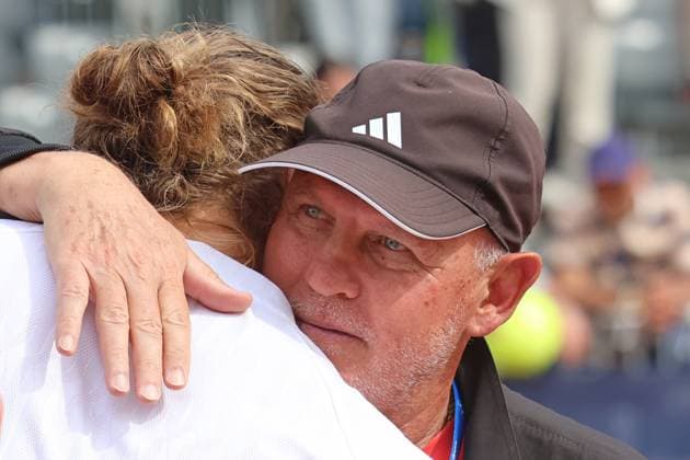 Alexander Zverev and father Ivan, celebrate victory, Tennis BMW Open by Bitpanda ATP 500 Final Singles Munich 20 04 2025 PHOTO Mladen Lackovic LakoPress