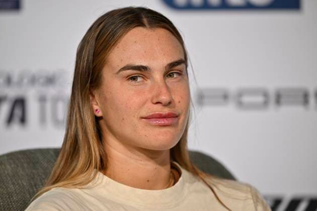 Aryna Sabalenka BLR Portrait Press Conference PK Tennis Ladies Porsche Cup Porsche Tennis Grand Prix GP Stuttgart 2025 Porsche Arena 20 04 2024 DFL REGULATIONS PROHIBIT ANY USE OF PHOTOGRAPHS AS IMAGE SEQUENCES AND OR QUASI VIDEO Tennis Ladies Porsche Cup Porsche Tennis Grand Prix GP Stuttgart 2025