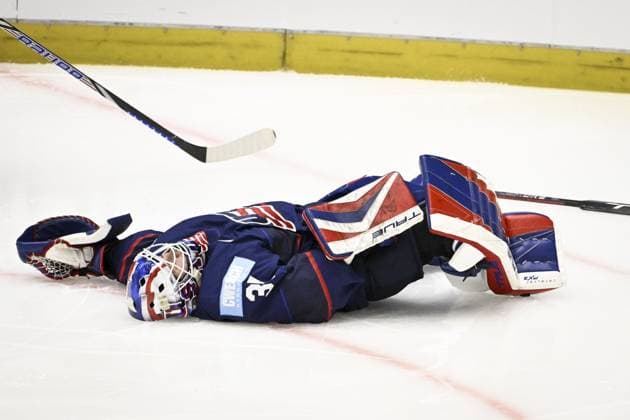 Goalkeeper Aerin Frankel of USA on ice during the IIHF Women s Ice hockey, Eishockey World Championship, WM, Weltmeisterschaft final match between USA and Canada in Ceske Budejovice, Czechia, on April 20, 2025. Ceske Budejovice Czechia LKFTFX20250420211816BJII  Copyright: xEmmixKorhonenx LKFTFX20250420211816BJII