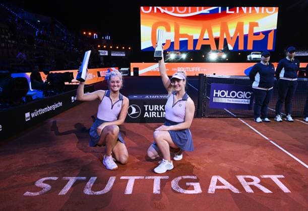 Tennis, WTA tournament in Stuttgart, doubles final