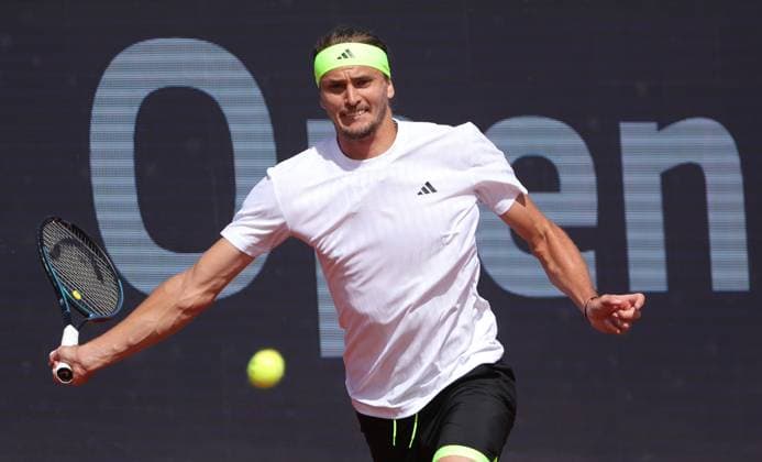19 04 2025, BMW Open MTTC Iphitos ATP Tour 500, Munich, Tennis, Sport, in the picture Alexander Zverev GER