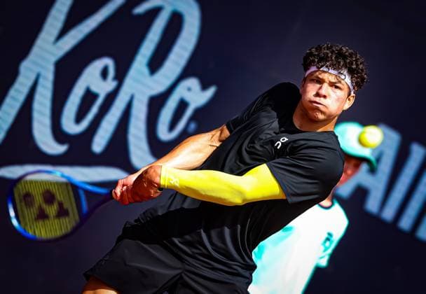 19 04 2025, BMW Open MTTC Iphitos ATP Tour 500, Munich, Tennis, Sport, in the picture Ben Shelton USA