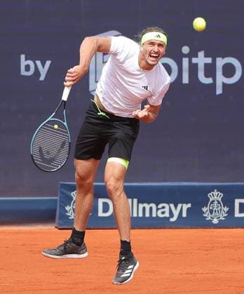 19 04 2025, BMW Open MTTC Iphitos ATP Tour 500, Munich, Tennis, Sport, in the picture Alexander Zverev GER