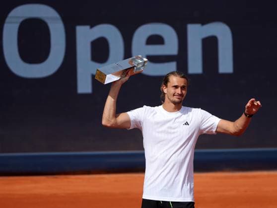 19 04 2025, BMW Open MTTC Iphitos ATP Tour 500, Munich, Tennis, Sport, in the picture Alexander Zverev GER BMW Open 2025 winner