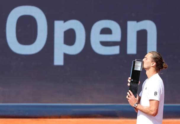 19 04 2025, BMW Open MTTC Iphitos ATP Tour 500, Munich, Tennis, Sport, in the picture Alexander Zverev GER