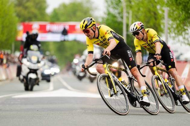 Cycling, Amstel Gold Race Men, 20 04 2025 Tiesj Benoot BEL, Team Visma Lease a Bike Berg en Terblijt Limburg Netherlands Copyright: xMarcelxHilgerx