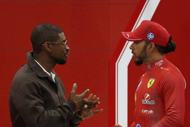 Formula 1, GP Saudi Arabia in Jeddah, Usher attends the race
