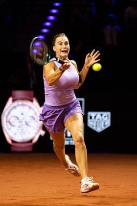 In the picture Aryna Sabalenka Final Aryna Sabalenka vs Jelena Ostapenko LAT GER, Porsche Tennis Grand Prix GP Stuttgart 2025, WTA500, 21 04 2025 GER, Porsche Tennis Grand Prix GP Stuttgart 2025, WTA500, 21 04 2025 Stuttgart Copyright: xEibner-Pressefoto RogerxBuerkex EP