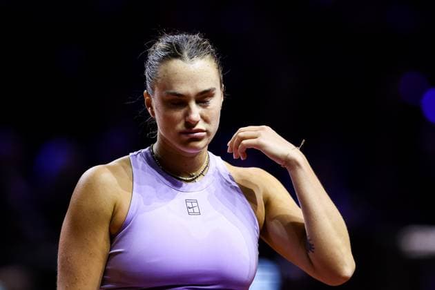 Aryna Sabalenka frustrated final Aryna Sabalenka vs Jelena Ostapenko LAT GER, Porsche Tennis Grand Prix GP Stuttgart 2025, WTA500, 21 04 2025 GER, Porsche Tennis Grand Prix GP Stuttgart 2025, WTA500, 21 04 2025 Stuttgart Copyright: xEibner-Pressefoto RogerxBuerkex EP