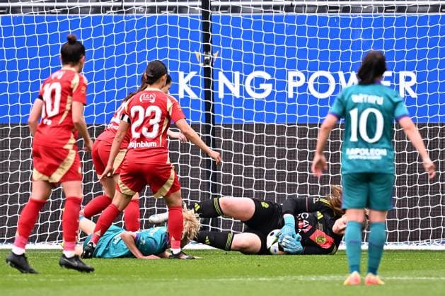 RSCA Women v Standard Femina - Belgian Women Cup Final 2025 LEUVEN, BELGIUM - APRIL 21 : Noel Elise goalkeeper of Standard Femina during the Belgian Women Cup Final 2025 match between RSCA Women and Standard Femina on April 21, 2025 in Leuven, Belgium, 21 04 2025 Leuven Belgium  Copyright: xTomasxSiskx