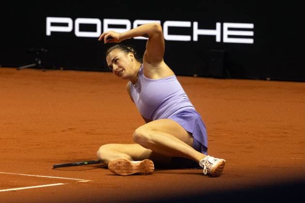 21 04 25 Porsche Tennis Grand Prix Germany, Stuttgart, 21 04 2025, Tennis, Porsche Tennis Grand Prix 2025 Stuttgart Aryna Sabalenka