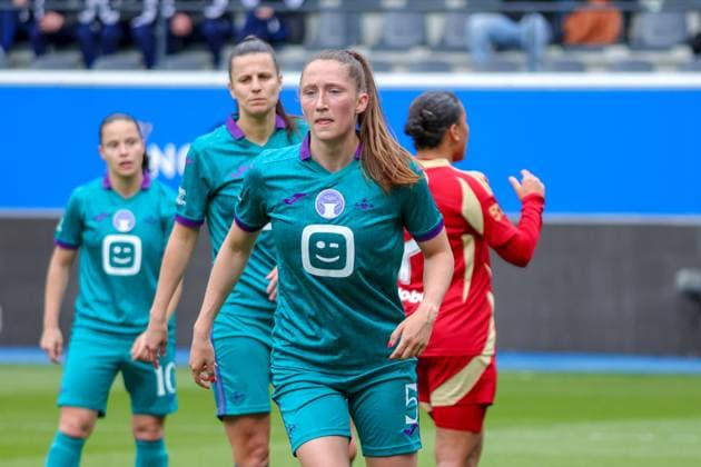 CUP FINAL STANDARD VS RSC ANDERLECHT Fran Meersman (5) of Anderlecht pictured during a female soccer game between Standard Femina de Liege and RSC Anderlecht in the Belgian Cup Final competition , on Monday 21 April 2025 in Leuven, Belgium . PHOTO SPORTPIX SEVIL OKTEM Leuven King Power Stadium - Den Dreef Vlaams Brabant BELGIUM  Copyright: xSportpix.bex xSevilxOktemxSevilxOktemx