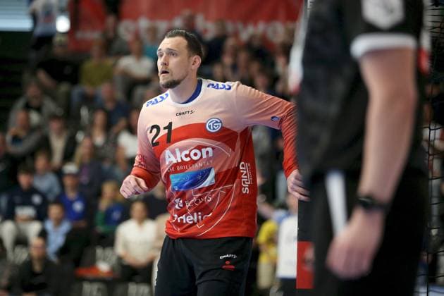 21 04 2025, Men, Handball, Season 2024 2025, 2 Handball Bundesliga, 28 Matchday TV Grosswallstadt TSV GWD Minden Stefan Hanemann 21, TV Grosswallstadt Elsenfeld Untermainhalle Bayern Germany
