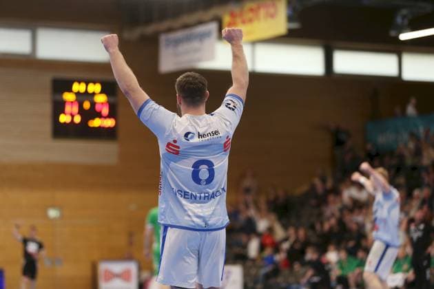 21 04 2025, Men, Handball, Season 2024 2025, 2 Handball Bundesliga, 28 Matchday TV Grosswallstadt TSV GWD Minden Florian Eisentraeger 8, TV Grosswallstadt Elsenfeld Untermainhalle Bayern Germany