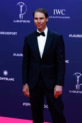April 21, 2025, Madrid, Madrid, SPAIN: Rafael Nadal during the Laureus World Sports Awards Madrid 2025 at Palacio de Cibeles April 21, 2025 in Madrid, Spain. Madrid SPAIN - ZUMAa181 20250421_zaa_a181_306 Copyright: xDennisxAgyemanx