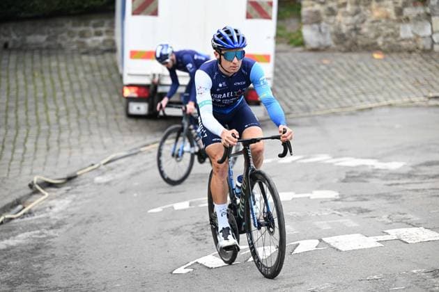22-04-2025 Allenamento Fleche Wallonne 2025; 2025, Israel - Premier Tech; Lutsenko, Alexey; Huy; 