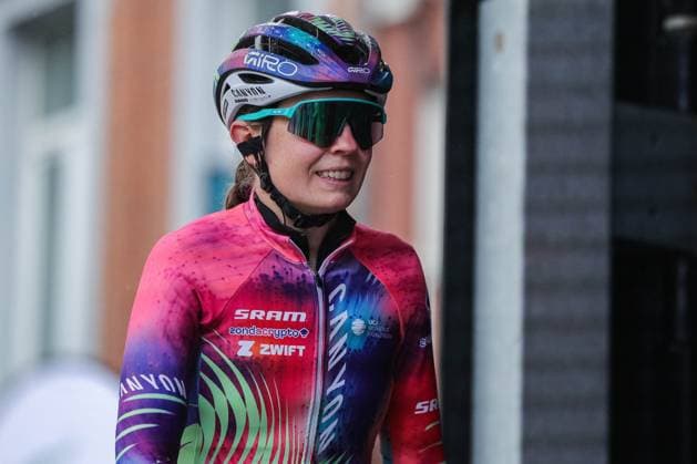Cycling UCI World Tour Women Elite La Fleche Wallonne Femmes on 23 04 2025 in Huy Antonia Niedermaier Canyon SRAM zondacrypto xJRx