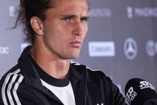 April 23, 2025, Madrid, Madrid, SPAIN: Alexander Zverev of Germany attends his press conference, PK, Pressekonferenz during the Mutua Madrid Open 2025, ATP, Tennis Herren Masters 1000 and WTA, Tennis Damen 1000, tennis tournament celebrated at Caja Magica on April 23, 2025 in Madrid, Spain. Madrid SPAIN - ZUMAa181 20250423_zaa_a181_108 Copyright: xIrinaxR.xHipolitox