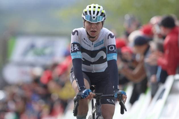 Cycling UCI World Tour Women Elite La Fleche Wallonne Femmes on 23 04 2025 in Huy Liane Lippert Germany xJRx