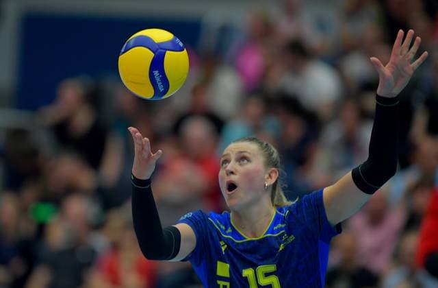 23 04 2025, Schwerines Elles Dambrink, Bundesliga, final round, Dresdner SC SSC Schwerin, c Dresden Germany