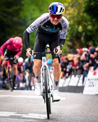 La Fleche Wallonne 2025 cycling race HUY, BELGIUM - APRIL 23 : Pidcock Thomas (GBR) of Q36.5 Pro Cycling Team during the Men Elite UCI 1.Pro 89th A.S.O. La Fleche Wallonne cycling race with start in Ciney and finish in Huy (205,2 km) on April 23, 2025 in Huy, Belgium, 23 04 2025 ( Motordriver Guy De Vuyst &  Copyright: xTomasxSiskx