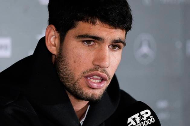 Tennis, ATP tournament in Madrid, press conference with Carlos Alcaraz