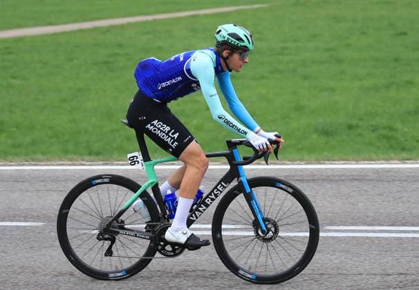 Tour des Alpes 2025 - UCI Cycling Race Tour of the Alps Pierre Teyssot MAXPPP ; Tour des Alpes 2025 - UCI Cycling Race Tour of the Alps. Sillian, Austria on April 24, 2025. Stage 4, 162.7 km from Sillian to Obertilliach. Paul Seixas (FRA) Decathlon AG2R La Mondiale in action Pierre Teyssot Maxppp Sillian Sillian Tyrol Austria  Copyright: xMAXPPPxPierrexTeyssotx TPX29881 0814041668st