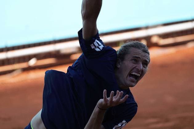 Tennis, ATP tournament in Madrid, Alexander Zverev training