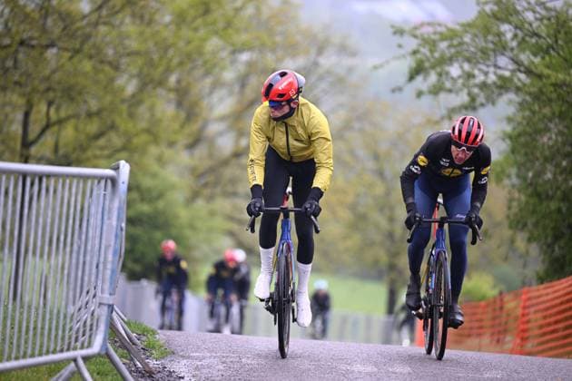 24-04-2025 Allenamento 2 Liegi Bastogne Liegi 2025; 2025, Lidl - Trek; Skjelmose Jensen, Mattias; La Redoute; 