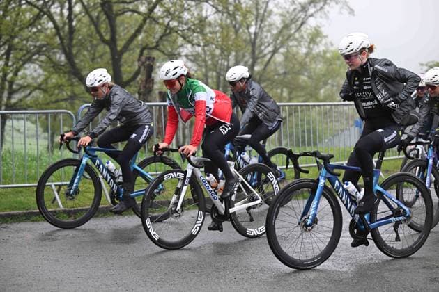 24-04-2025 Allenamento 2 Liegi Bastogne Liegi 2025; 2025, Uae - Adq; Longo Borghini, Elisa; La Redoute; 