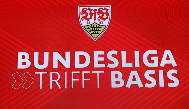 BAU 24 04 2025 Stuttgart Football Talk Format Bundesliga meets Basis , Canvas Bundesliga meets Basis