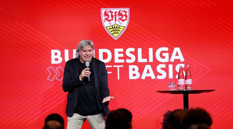 BAU 24 04 2025 Stuttgart Football Talk Format Bundesliga meets grassroots , Ronny Zimmermann, First Vice President of the DFB